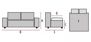 Sofa CASTELLO VELVET 3